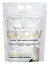 Nutricionais Núcleo Grow Mass Gainer - Mistura de carboidratos de alimentos inteiros + mistura de proteínas - Maltodextrina grátis - 880 calorias, 50g de proteína - 10 libras (Vanilla Milkshake)