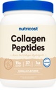 Peptídios de Colágeno Nutrico Pó 1LB (454 G) (Vanilla) - Hidrolisado de Colágeno Bovinos Feita de Grama
