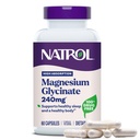 Suplementos de glicinato de magnésio 240 mg - Alta Absorção - Glicinato de magnésio calmo para dormir - 60 cápsulas, 30 dias de fornecimento