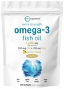 Micro Ingredientes Força extra Omega 3 Fish Oil Supplements 1.200mg Por Servindo, 240 Softgels Flavored limão □ Arroto □ Ácidos Gordos Essenciais □ EPA 220mg + DHA 150mg