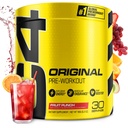 Cellucor C4 original pré-treino Punch de fruta em pó ; Vitamina C para o apoio imunológico     . Açúcar Free Pré-treino de energia para homens e mulheres + 150mg Cafeína + Beta Alanine + Creatina
