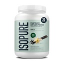 Pó de proteína à base de isopure, sem lactose, sem glúten, com ferro, baunilha, 20g de proteína vegetal por serviço, 1,23 lbs, 20 servimentos
