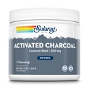 Solaray Ativado carvão de coco pó 500 mg , saudável limpeza interna & suporte trato digestivo , 300 serviços