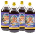 Taiti Trader Island Style High Potence Noni Juice - Puro Noni Fruit Juice Fermentado para Vinagre - Antioxidante orgânico Superfood Suportando Energia e Saúde Corporal - (32 onças, 4 pacote)