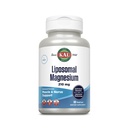 KAL Óxido de magnésio lipossômico 210 mg alta absorção, Tecnologia lipossômica, Essentials Apoio muscular, Fórmula avançada, Cápsulas Vegan, Glúten livre, No Soy, 60 Servings