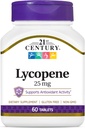 Licopeno do século XXI 25 mg Comprimidos, 60 contagem (22400)