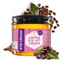 Leven Rose Lifting creme de olho de café com cafeína 1 oz - solução natural para círculos escuros e Puffiness - Firming anti-envelhecimento sob tratamento ocular