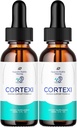 Cortexi Tinnitus Ear Drops - Cortexi 24, Cortexi Liquid Drops, Cortexi Reviews, Cortexi Drops for Ear Alief (2 Embalagem - 120 ML)