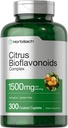 Horbäach Citrus Bioflavonoids Supplement . 1500mg .. 300 Caplets .