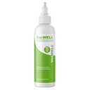 Limpador de Orelhas VetWELL para Cães e Gatos - Lavagem Ótica para Infecções e Infecções Oreais Controladoras e Odor em Animais de estimação - 8 onças (Melon Pepino)