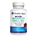 Krill Oil Omega 3 Astaxantina Choline DHA EPA, Absorção superior, Força extra, Sem sabor de óleo de peixe, Metal pesado testado, Softgels de tamanho pequeno, 500mg