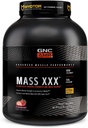 GNC AMP Mass XXX, Clinicamente provado peso Gainer Proteína Pó, melhora a força e tamanho, 780 calorias, 50g de proteína, aminoácidos micronizados, creatina, betaína, morango, 13 Servings, 6 libras