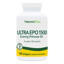 NaturesPlus Ultra EPO 1500 - Óleo de Primrose - Suporte Antioxidante Pré-Menstrual e Menopausal - Promove a pele clara - Gluten Free - 90 Softgels, 90 Servings