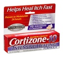 Cortizone 10 Intensive Healing Formula Anti-Itch Cream, 1 colher cada, pacote de 6