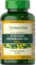 Puritans Pride Evening Primrose Oil 1000 Mg Com Gla, 120 contagem