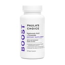 Paula Escolha Ácido Hialurônico + Ceramida Suplemento dietético, Suporte de colágeno para suave, saudável + pele radiante, Sem glúten + Soy-Free, 60 Cápsulas Vegan