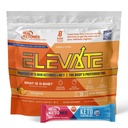 Real Ketones MCT & BHB Exógenos Ketones Bebida Mix Packets Elevate Keto Electrolytes Powder Packets Sem açúcar com 4 Eletrólitos Principais Plus Hydrating Proprietário Keto BHB - 30 Pacote Laranja