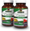 Resposta da natureza Cayenne Pepper Powder Capsule Supplement , 90-Count , Metabolismo Natural Booster , Promove a saúde cardiovascular , Ajuda com a digestão e circulação (Pacote de 2)