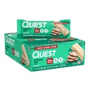 Quest Nutrition Peppermint Bar proteína bark, 21g de proteína, 4g de carboidratos líquidos, 1g de açúcar, sem glúten, 12 contagem