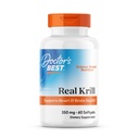 Médicos BEST Real Krill, Antárctico Krill (Superba2), Suporta Coração & Saúde do Cérebro, Não-GMO, Gluten Free 60 Softgels