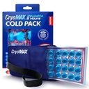 Pacote frio Cryo-Max, pacote de gelo de terapia fria reutilizável de 8 horas para cotovelos, joelhos, pescoço + mais, médio, 6" x 12" (1 contagem)