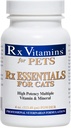 Vitaminas Rx Essentials para gatos - Suplemento de vitaminas e minerais multivitamínicos - Adicionar ao alimento de gato molhado ou seco - Pó 4 onças