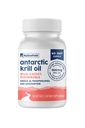 NativePath Antárctico Krill Oil - Wild-Caught Omega 3 Krill Oil 500mg Softgels com EPA, DHA e Astaxantina - Suplemento para Junta, Coração, Cérebro e Imunidade - 60 ct - Sem gosto de peixe