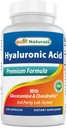 Melhores naturais Ácido hialurônico 100 mg 120 cápsulas - Suporte Articulações saudáveis e pele jovem (859375002702)