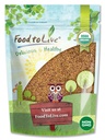Alimento para viver - Sementes Orgânicas Alfalfa Sprouting, 8 Onças Não-GMO, Kosher, Sproutable, Raw