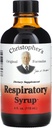 Christopher's Original Formulas Respiratory Syrup 4 onças Suporte de ervas para pulmões, sinusos e saúde brônquica