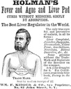 Fígado Advertisement NAmerican Patent Medicine Advertisement 1876 For HolmanS Fever and Ague Fígado Pad Poster Print por (18 x 24)