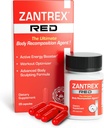 Zantrex Red Body Recomposition & Active Energy Booster Supplement □ Suporta Escultura corporal, Aumento de Foco e Desempenho de Exercício □ 28 Cápsulas