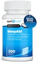 Ajuda para o sono noturno com difenidramina HCl 25 mg - Não hábito formando pílulas de força regular para dormir para adultos - Não contém alívio da dor - OTC Sono Aids para adultos (200 Caplets)