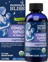 Crianças Biss orgânicas da mamãe tosse xarup & alívio de muco para o tempo da noite, Agave & mel, Ivy Leaf, Zinco, Vitamina C, +Herbal Nighttime Blend, 4 Fl z