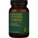 Centro de cura global - Pó de carvão ativado ozonizado - Detox digestivo avançado que adsorve compostos internos indesejados - Ajuda a aliviar o desconforto ocasional do gás - 60 comprimidos de carvão ativado