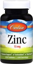 Carlson Labs Zinc, 15mg, 250 Comprimidos