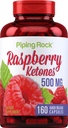 Piping Rock framboesa cetonas 500mg   . 160 Cápsulas .