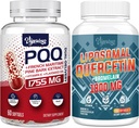 Birsppy Vigorizar Francês Maritime Pine Bark Extract com entrega dupla + 1600 MG Fitossoma de Quercetina Lipossômico