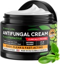 Creme antifúngico para Pé de Atleta, Ringworm & Jock Comichão - Clotrimazol 1% Made in USA - Extra Strength Ring Worm, Jock Itch Cream, Anti Fúngicos Tratamento do Pé para Fúngicos Humanos - 2 onças