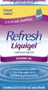 Atualizar Liquigel Lubricante Olho Gel, 2 frascos 0,5 Fl Oz (15ml) Cada estéril (30ml)