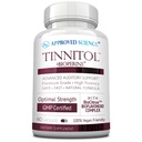 Aprovado Ciência Tinnitol - Tinnitus Supplement - Fase Ringing in The Ears - Boost Inner Ear Health - 60 Cápsulas - Made in the USA