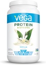 Vega Protein and Greens Vanilla (25 Servings, 26.8 Ounce) - Vegan Planta Based Protein Powder Shake, Sem glúten, Não lácteos, Não soja, Não OGM