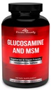 Divine Bounty Glucosamina Sulfato Suplemento (2000mg por serviço) com HSH - 240 Cápsulas Vegetarianas Pequenas - Sem Shellfish ou Aditivos Nocivos