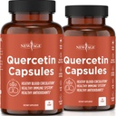 NOVA IDADE Quercetin 1000mg Quercetin Vegetarian Cápsulas 120 Contagem