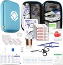 Kit de primeiros socorros de sobrevivência de carro-casa Kit de emergência - azul 273Piece equipamentos de viagem suprimentos de primeiros socorros conjunto Home Essentials Camping caminhada YIDERBO