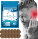 Releves de alívio do zumbido, Relembramento natural do ouvido de alívio do zumbido de ervas, para toque de ouvido, dor de ouvido, perda auditiva de alívio e proteger a saúde do ouvido, 12Pcs (1 embalagem)