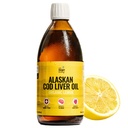 Sobre o alvo Vivo Alaskan Bacalhau Óleo de fígado líquido Orgânico limão sabor 16,67 oz Linha captada nos EUA Naturalmente Ocorrendo Vitamina D, Rico em Omega 3 DHA / EPA