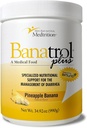 Medtrition Banatrol® Natural Antidiarreia com Prebióticos, Alívio de Diarreia Crônica, IBS, Diarreia Recorrente, Alimentos Médicos Clinicamente Suportados, Não Constipando 90 Servos (Pineapple)