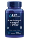 Fórmula de Colágeno de Força Óssea de Extensão de Vida, Quelato de Colágeno de Cálcio, Fructoborato de Cálcio, Vitamina D3, Citrato de Magnésio, Silício, Borão, Sem Glúten, Não-GMO, 120 Cápsulas