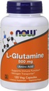 Now Foods L-Glutamina 500mg - 120 ct (Pacote de 2)